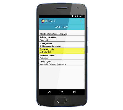 Flight Sim Expo - Smartphone Lead Retrieval - Rental Device